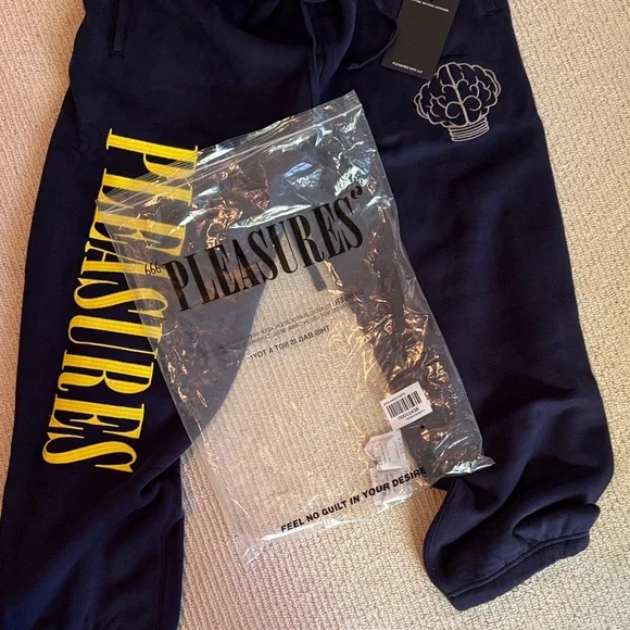 Pleasures N.E.R.D. Navy Sweatpants - Picture 5 of 5